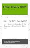I Just Fall in Love Again Sheet Music I Just Fall in Love Again Sheet Music