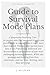 Guide to Survival Mode Plans