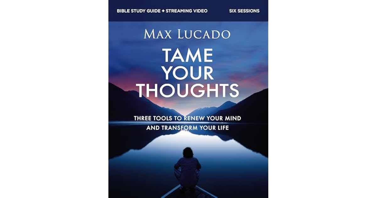 Book giveaway for Tame Your Thoughts Three Tools to Renew