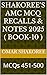 Shakoree's AMC MCQ Recalls ...