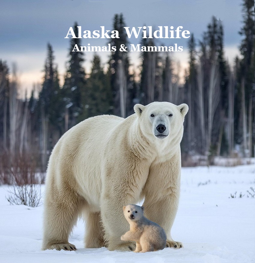 Alaska Animals and Mammals Wildlife Book: Excellent Alaska Animals Book for Children of all Ages
