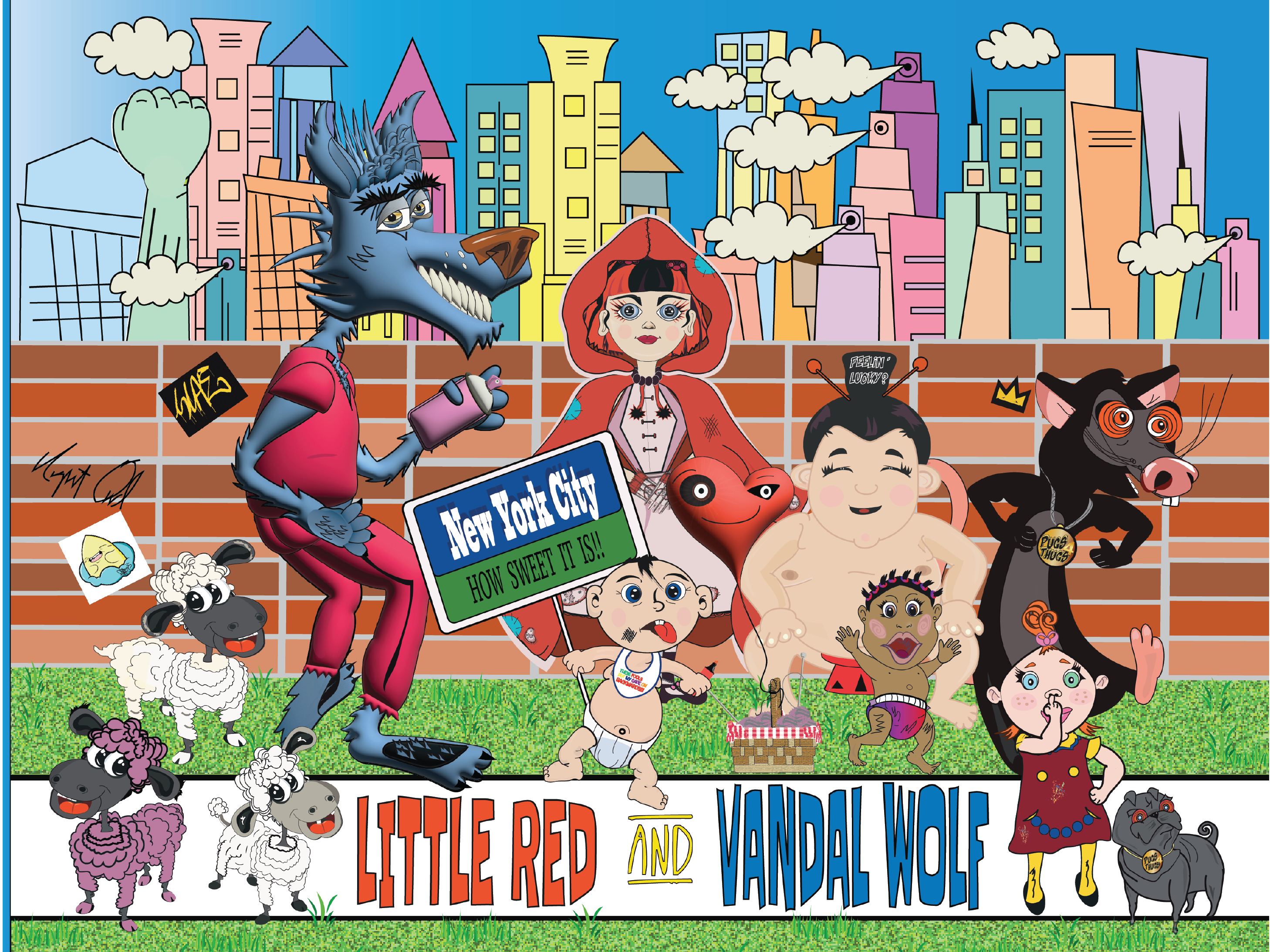 Little Red and Vandal Wolf: You're in my Hood Now