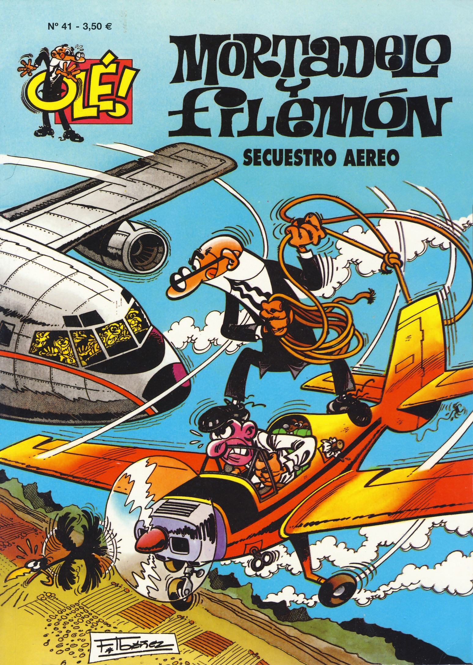 Secuestro aéreo (Mortadelo y Filemón, #43)