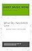 What Do I Need With Love Sheet Music by Dick Scanlan