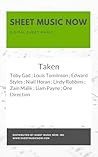 Taken Sheet Music Taken Sheet Music