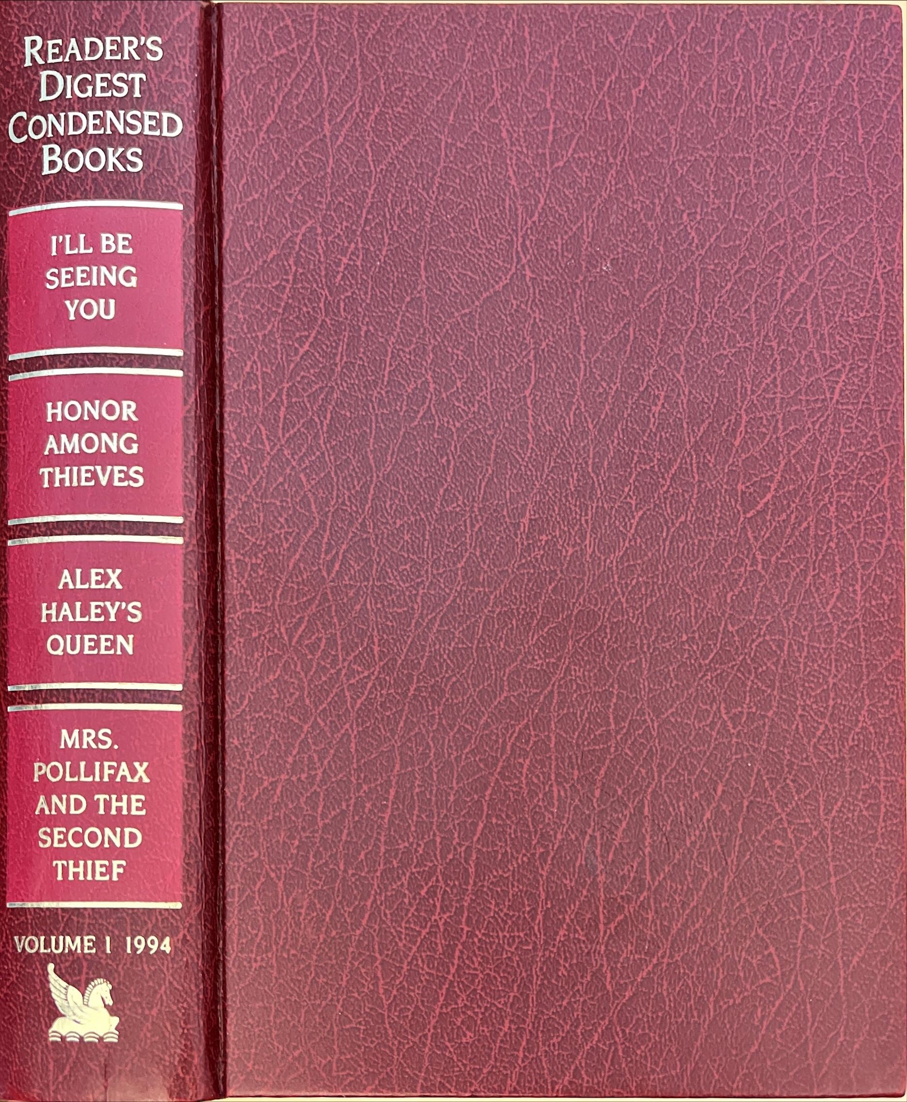 Reader's Digest Condensed Books, 1994 #1, Volume #211
