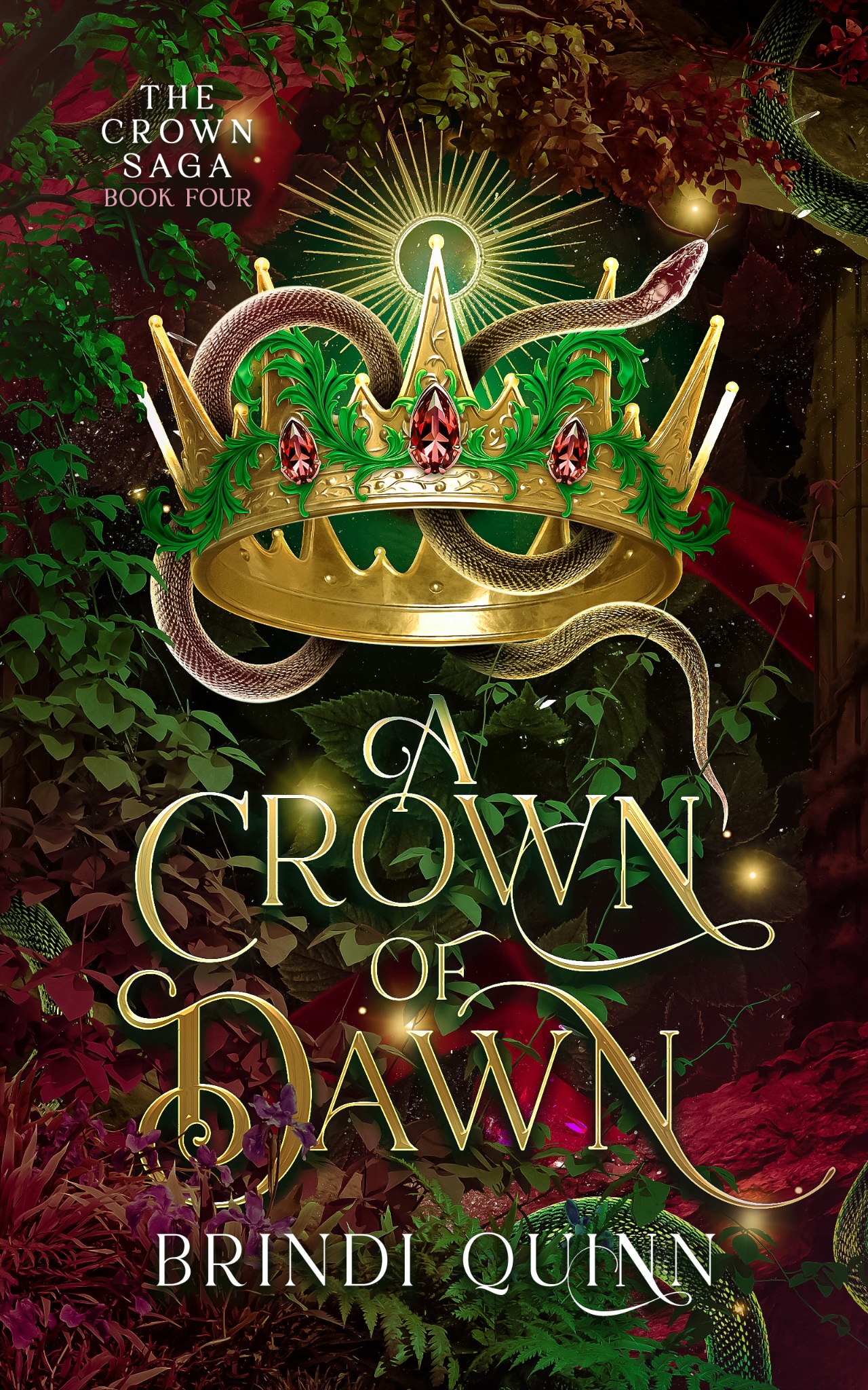 A Crown of Dawn: A Romantasy of Forbidden Magic and Fierce Queens (The Crown Saga Book 4)