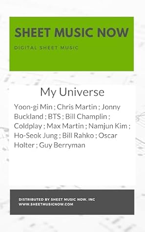 My Universe Sheet Music