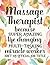 Massage Therapist Gifts for...