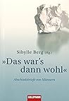 »Das war's dann w...