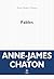 Fables by Anne-James Chaton