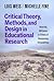 Critical Theory, Methods, a...