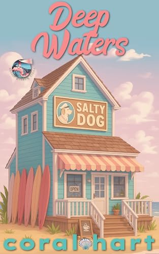 Deep Waters : A clean, small-town second-chance romance (Sunset Harbor Book 4)