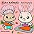 Cute Animals Coloring Book