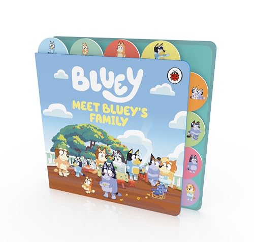 Ladybird Bluey Meet Blueys Family Tabbed Board Book. (Board Book)