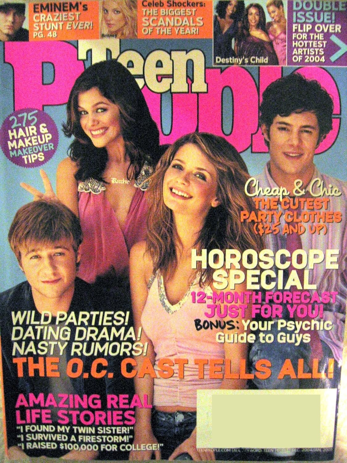 Teen People Magazine The OC Cast Cover December 2004/January 2005 - Double Issue