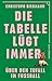 Die Tabelle lügt immer by Christoph Biermann