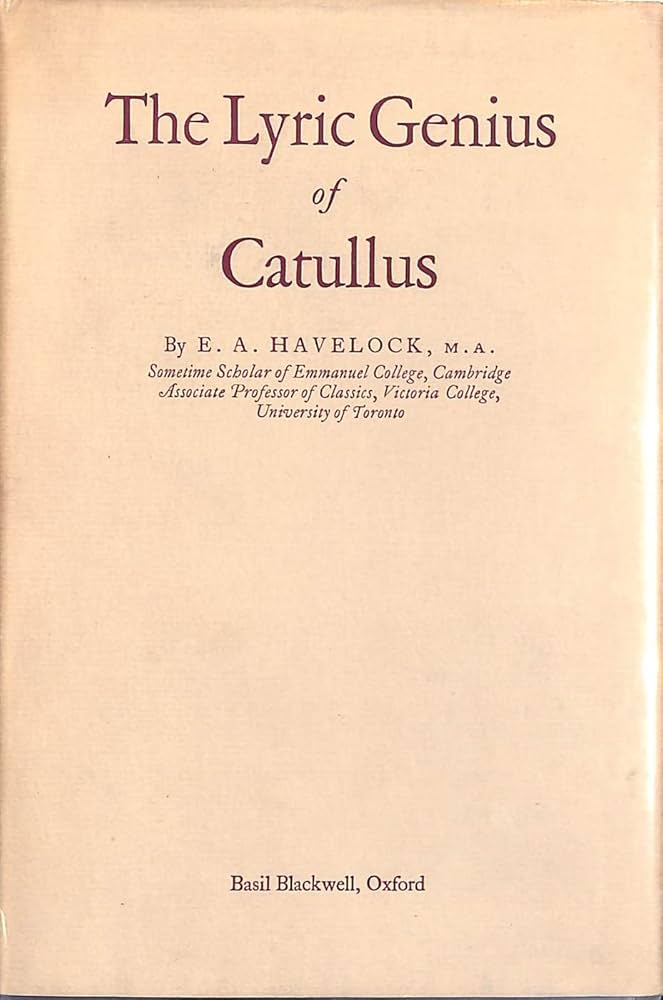 The Lyric Genius of Catullus