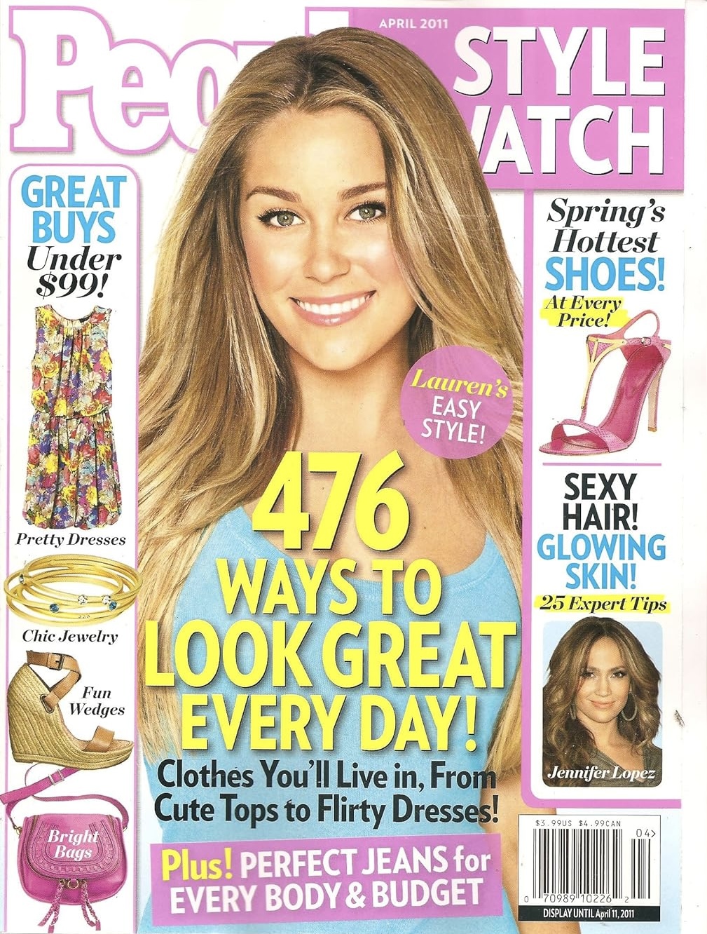 People Style Watch Magazine (476 Ways to look great everyday, April 2011)