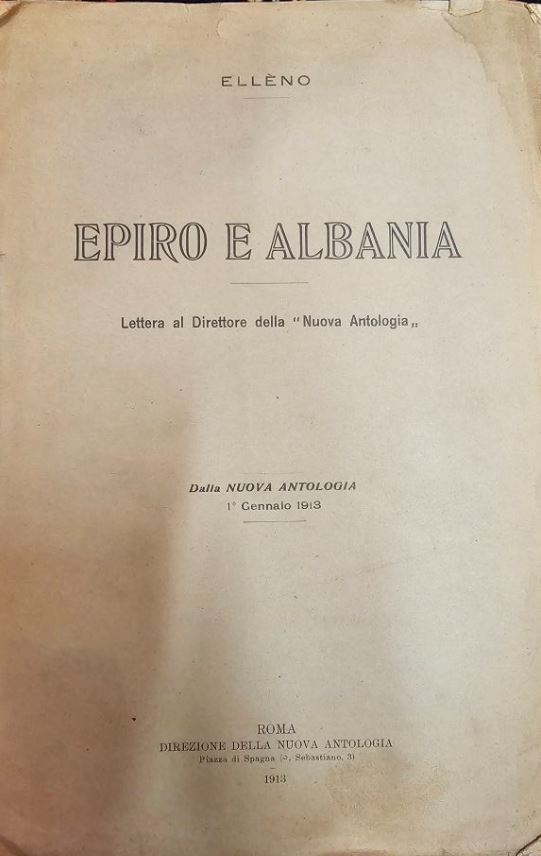 Epiro e Albania. Lettera al direttore della "Nuova antologia"