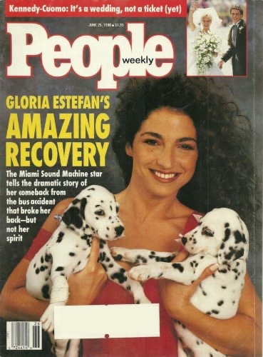 People Weekly Magazine June 25, 1990 Gloria Estefan, Andrew Cuomo and Kerry Kennedy