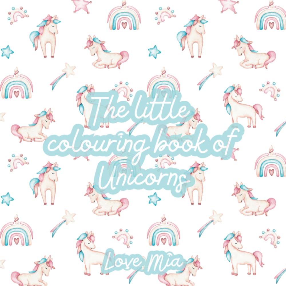 Colouring Book For Toddler And Kids: Unicorn Theme Colouring Book For Age 4+