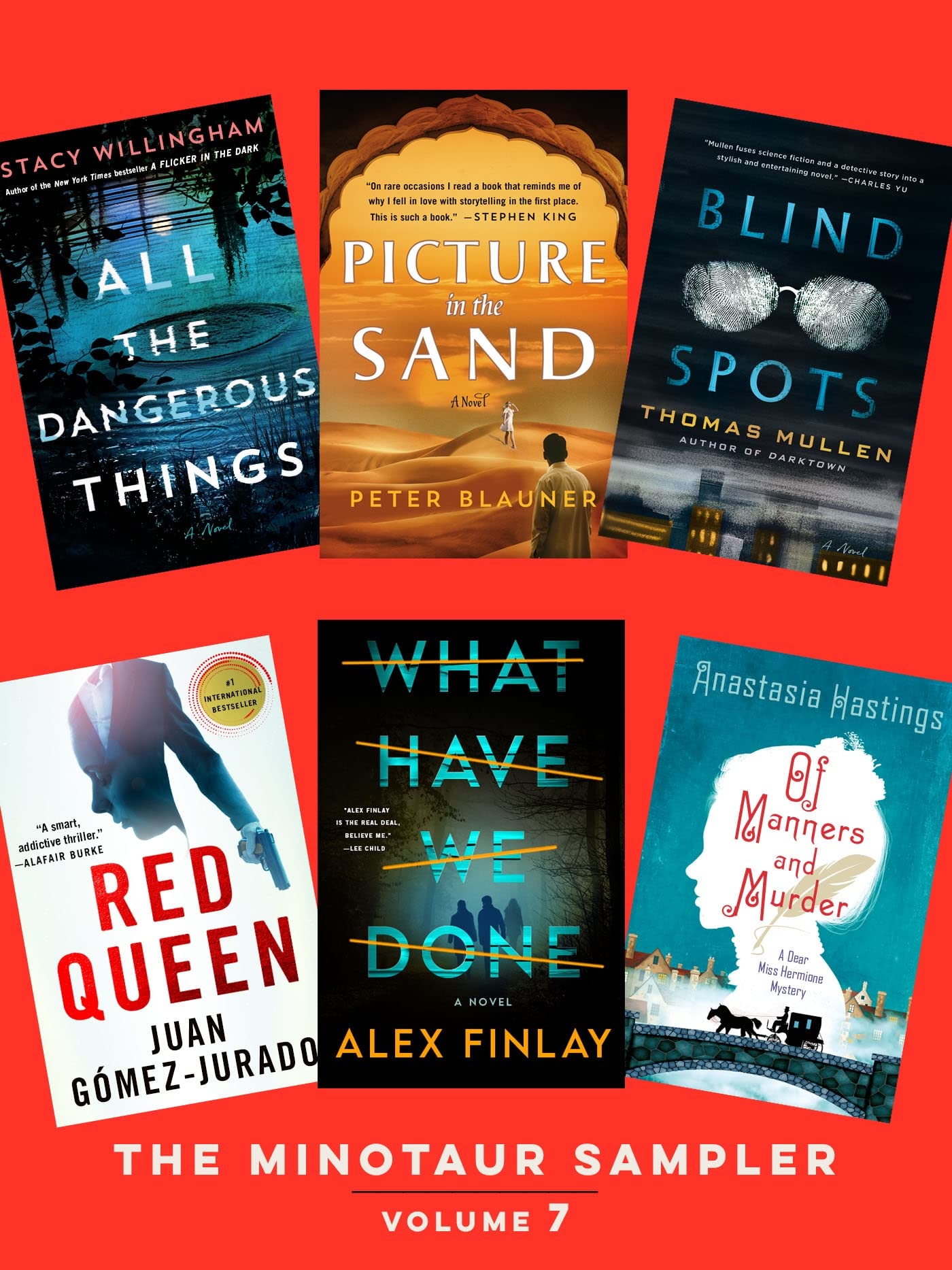 The Minotaur Sampler, Volume 7: New Books to Make Your Heart Race