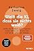 Weiß die KI, dass sie nichts weiß? by Katharina Zweig Weiß die KI, dass sie nichts weiß? by Katharina Zweig