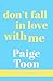 Don't Fall in Love With Me