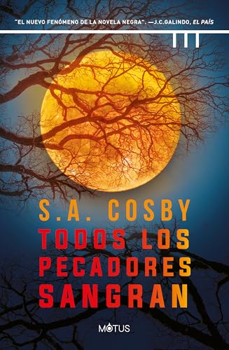 Portada de Todos los pecadores sangran, de S.A. Cosby