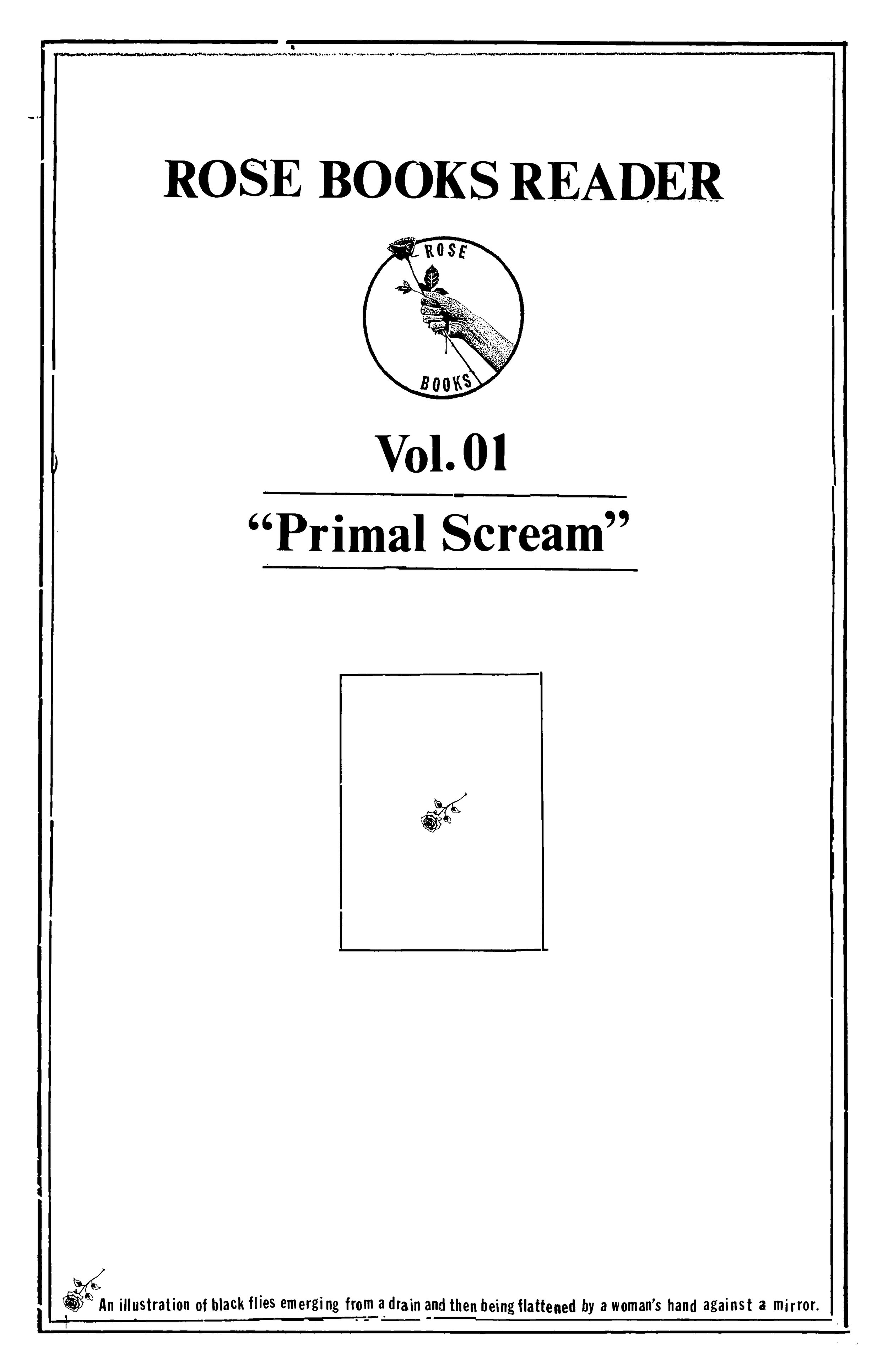 Rose Books Reader Vol. 01 - Primal Scream