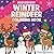 Winter Reindeer Coloring Bo...