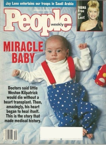 People Weekly Magazine December 24, 1990 Miracle Baby Weston Kilpatrick, Ivana Trump, Jay Leno, Olivia Newton-John