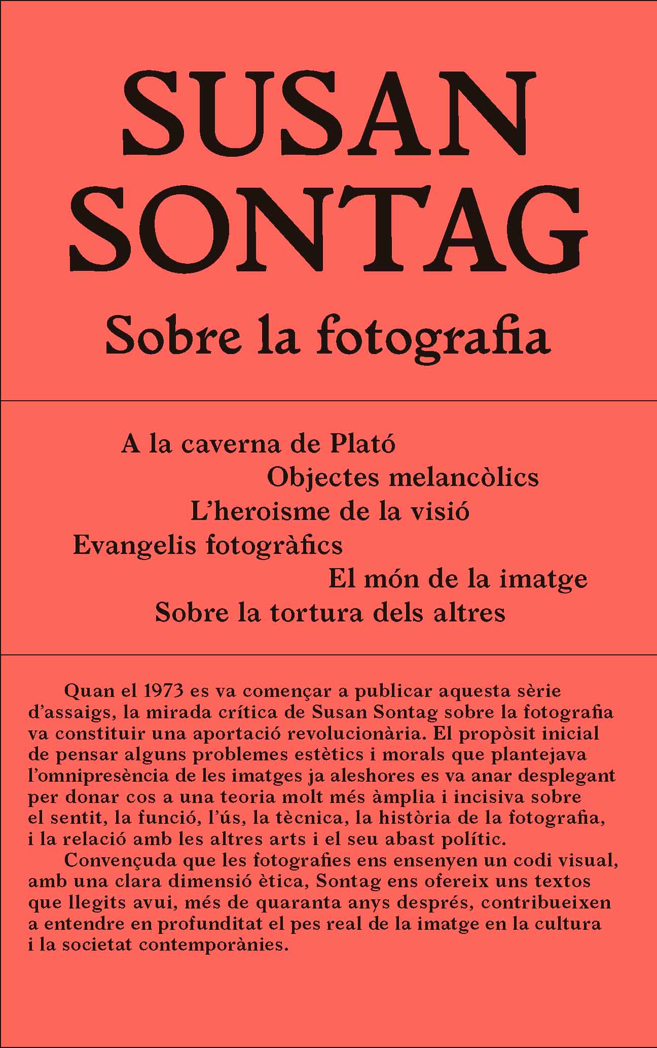 Sobre la fotografia i altres assaigs