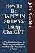 How To Be HAPPY IN 30 DAYS ...