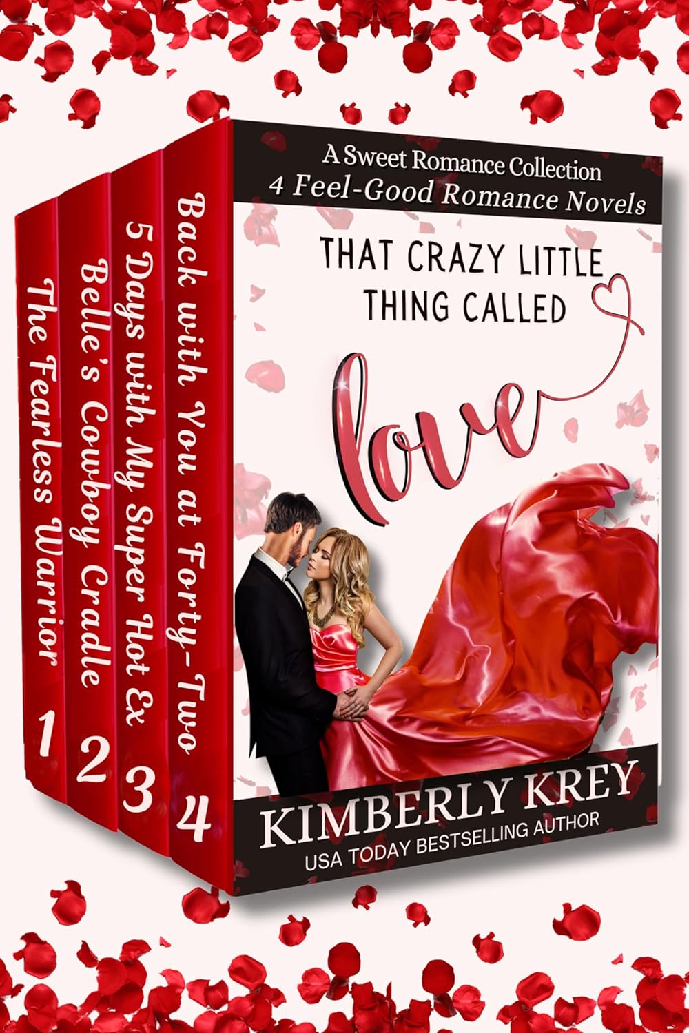 That Crazy Little Thing Called Love: A 4-Book Feel-Good Sweet Romance Collection (Billionaire & or Cowboy Collections by Kimberly Krey)
