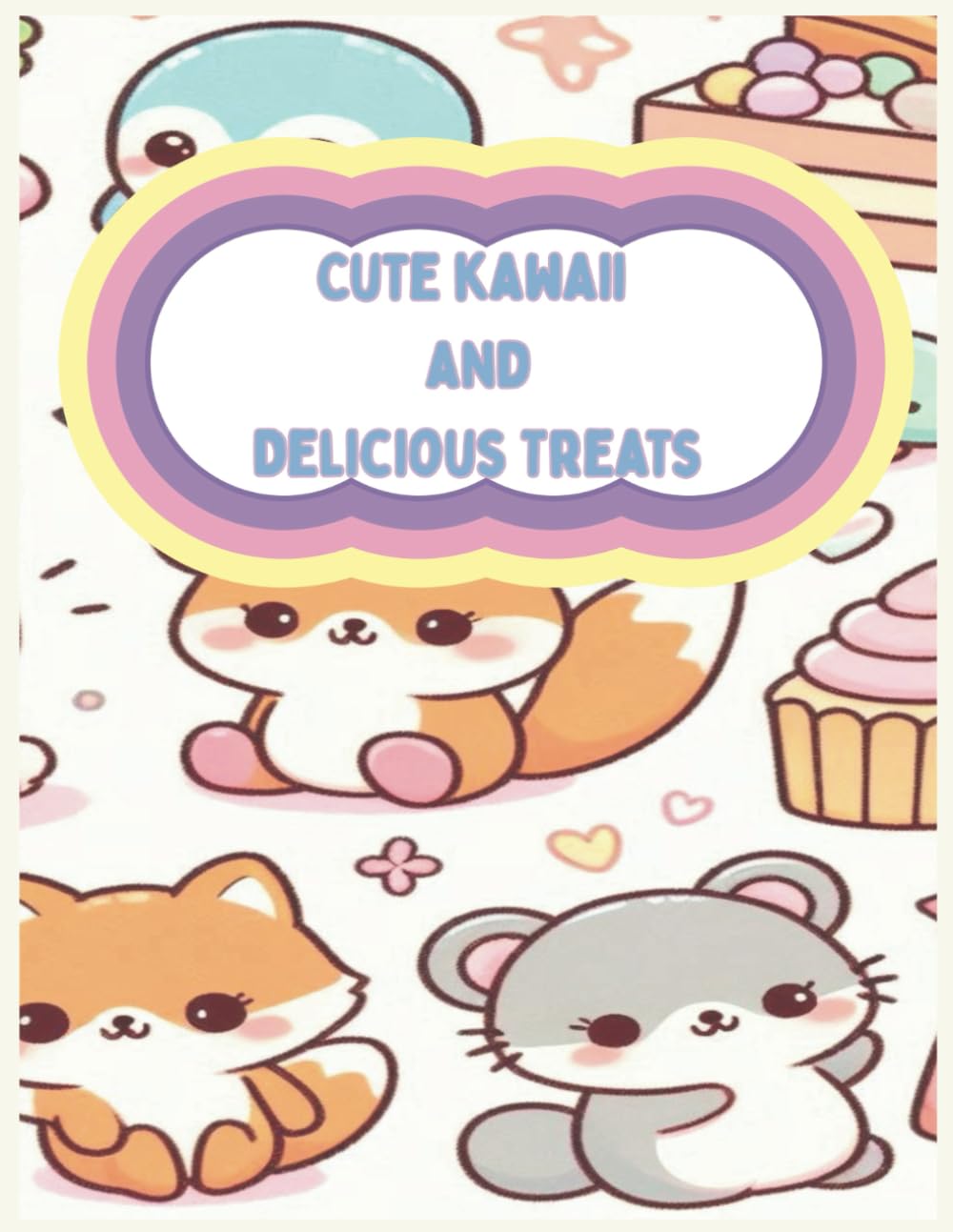 Coloring Book Cute Kawaii And Delicious Treats