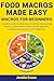 Food Macros Made Easy: Macr...