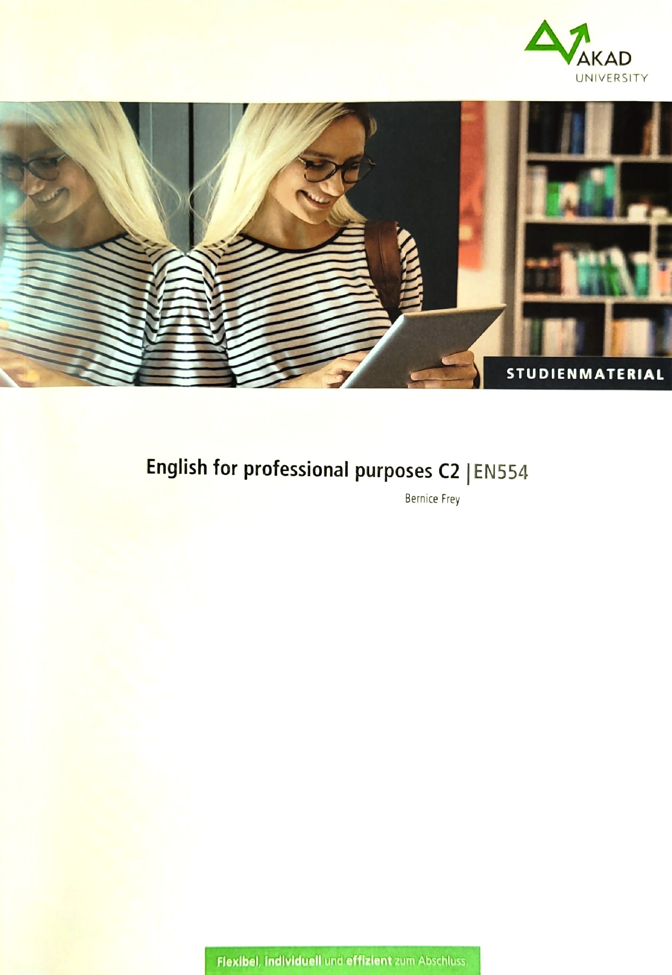 EN554: English for professional purposes C2 (ENC23: English for professional purposes C2, #4)
