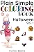 Plain Simple Coloring Book:...