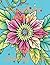Snowflake Flower unique coloring book by Color Up