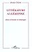 LITTERATURE ALGERIENNE