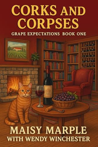 Corks and Corpses: A Small Town Wine Themed Cozy Mystery With Cat (Grape Expectation Mystery Series Book 1)
