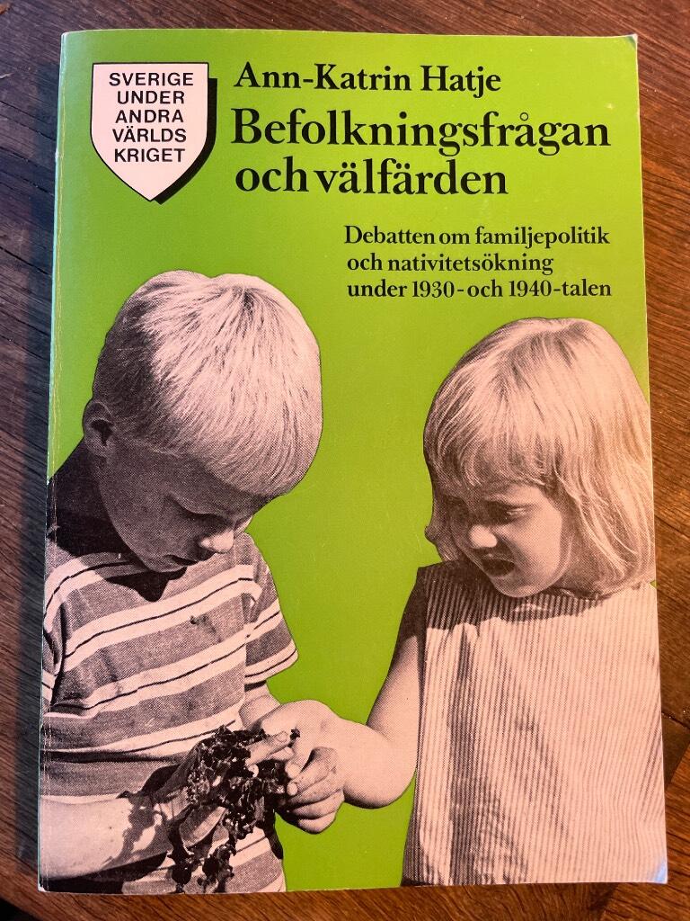 Befolkningsfrågan och välfärden: Debatten om familjepolitik och nativitetsökning under 1930- och 1940-talen (Paperback)