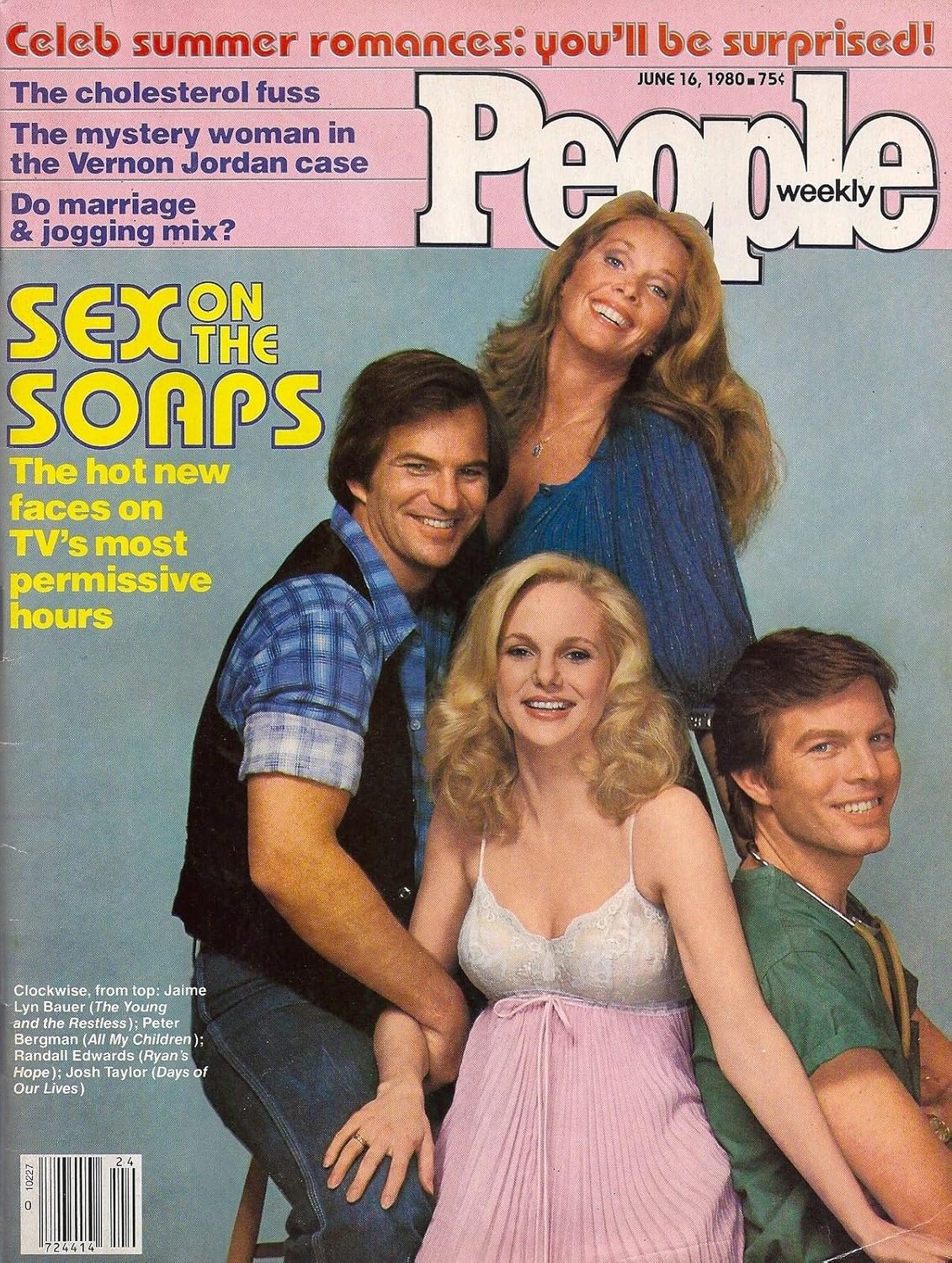 People Weekly Magazine June 16, 1980 Jaime Lyn Bauer, Peter Bergman, Randall Edwards, Josh Taylor