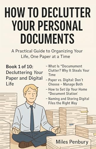 How to Declutter Your Personal Documents Book 1 : Decluttering Your Paper and Digital Life (How to Declutter Your Personal Documents Series)
