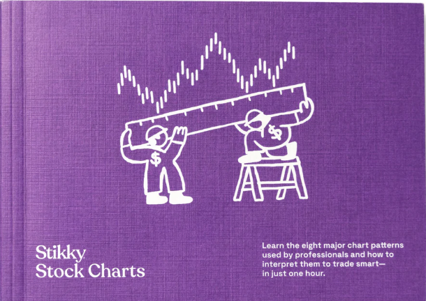 Stikky Stock Charts: Learn The 8 Major Stock Chart Patterns Used By Professionals And How To Interpret Them To Trade Smart--in One Hour, Guaranteed (Paperback)