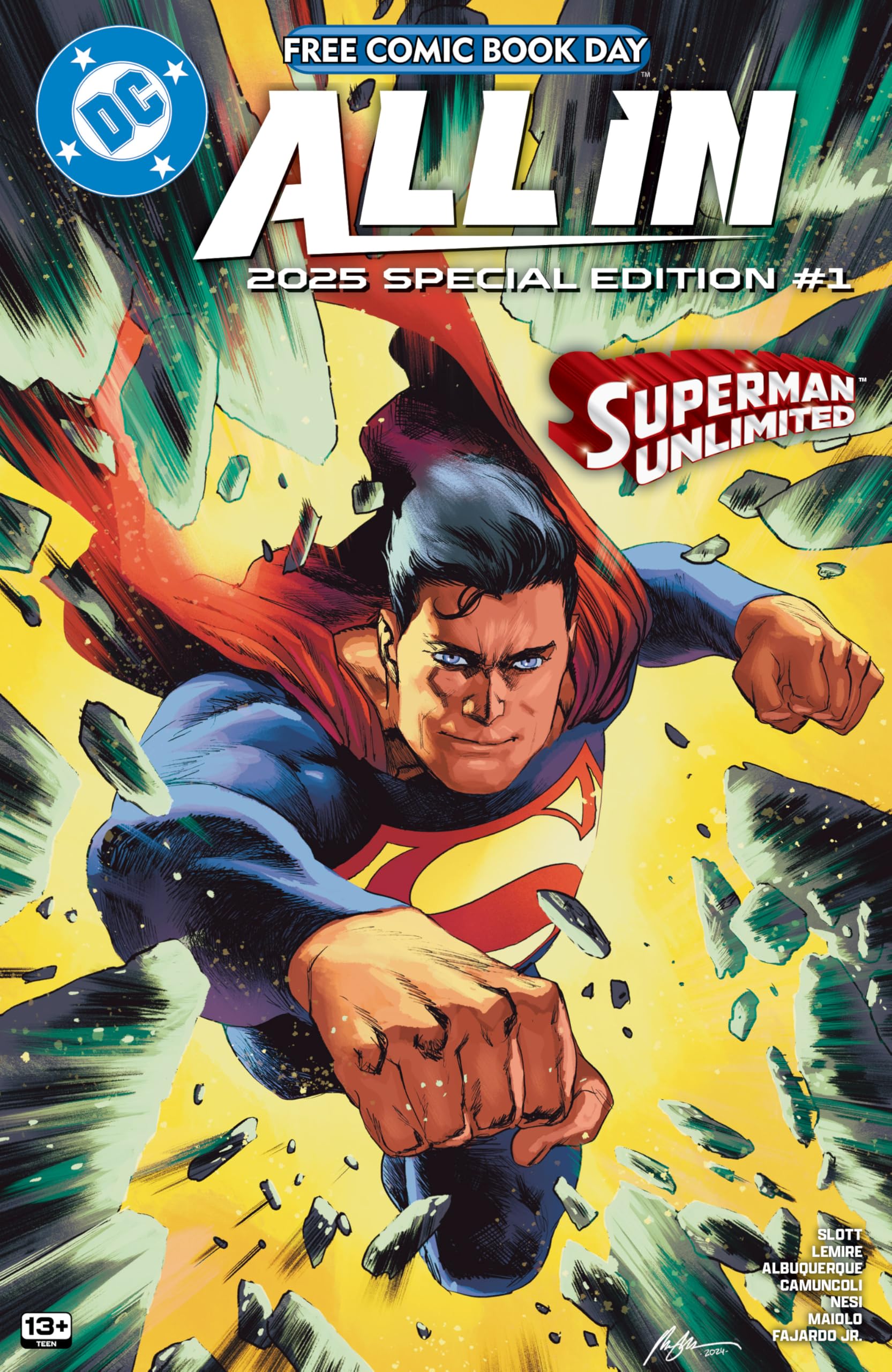 Free Comic Book Day 2025: DC All In / Absolute Universe #1 (Kindle Edition)