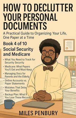How to Declutter Your Personal Documents Book 14: Social Security and Medicare (How to Declutter Your Personal Documents Series)