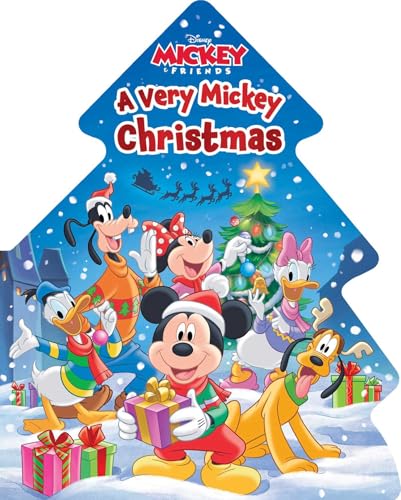 Disney Mickey & Friends: A Very Mickey Christmas (Shaped Board Books)